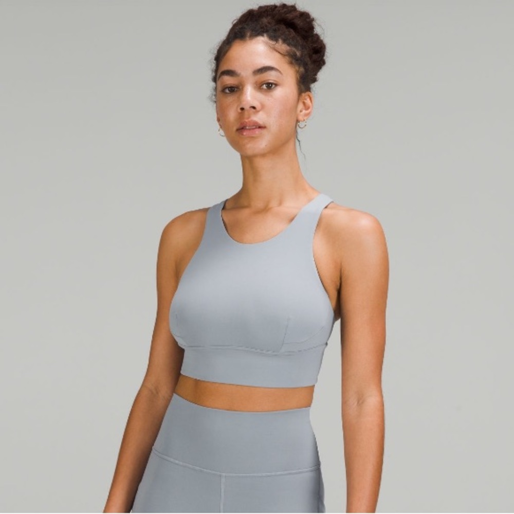 Wunder Train Longline Bra- Medium Support -Chambray